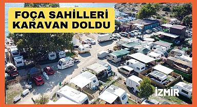 FOÇA Sahilleri Karavan Doldu | İzmir Tatil Mekanları